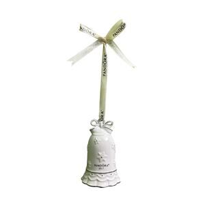 Pandora 2017 Christmas Porcelain Bell Ornament 3.5”